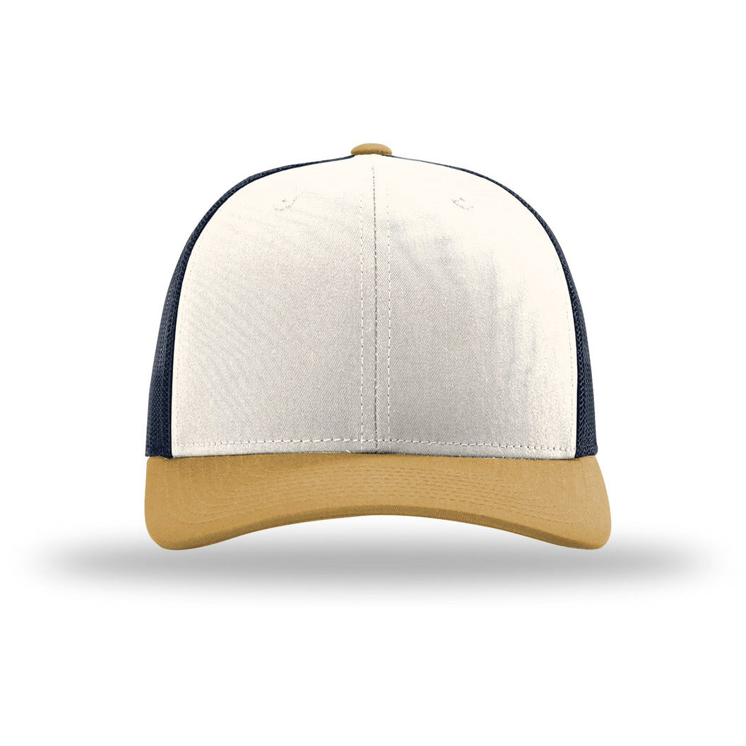 112-Cream/ Navy/ Amber Gold