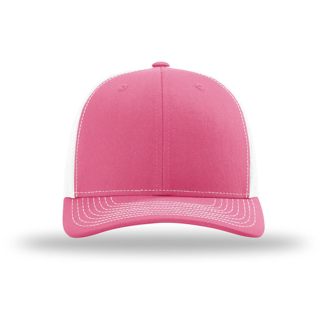 112-Hot Pink/ White