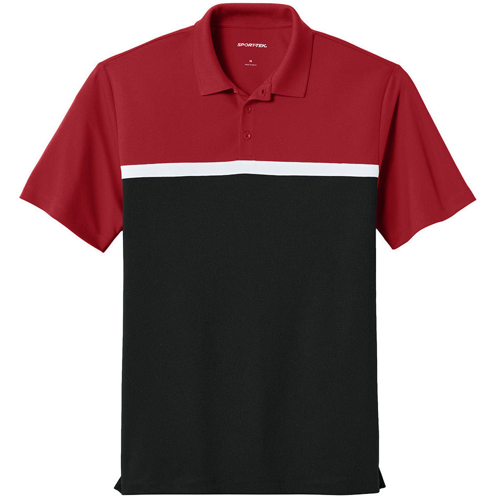 Sport-Tek UV Micropique Colorblock Polo
