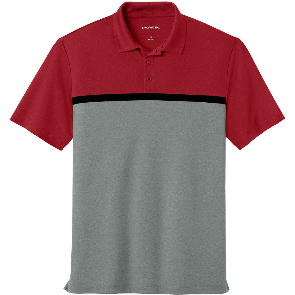 Sport-Tek UV Micropique Colorblock Polo